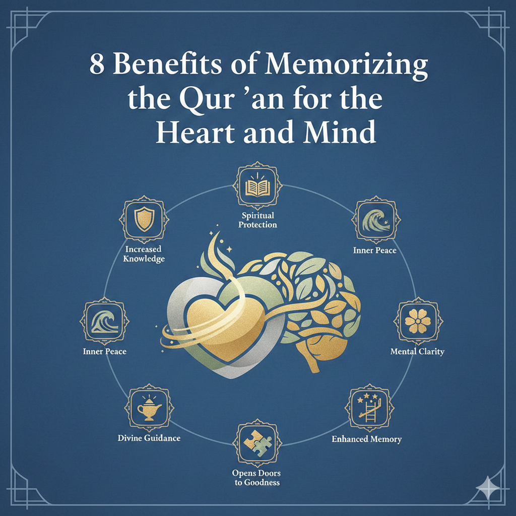 8 Benefits of Memorizing the Qur’an for the Heart and Mind